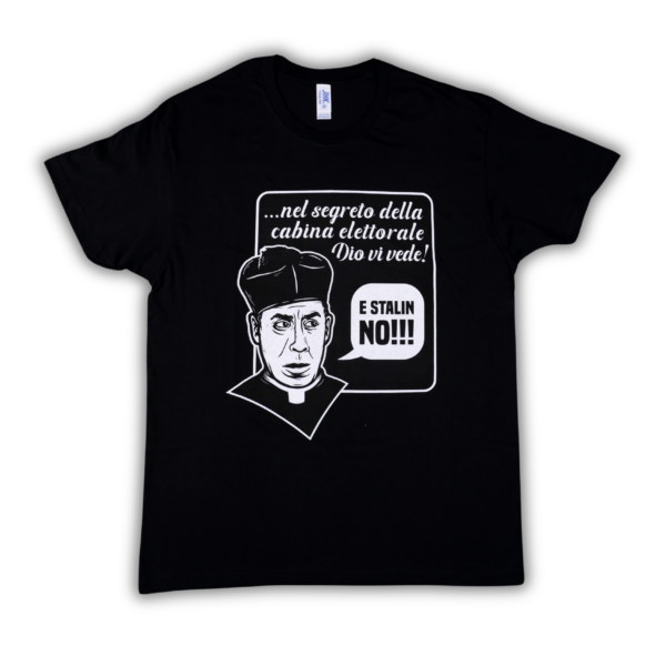 T-shirt Nera "nel segreto della cabina..."
