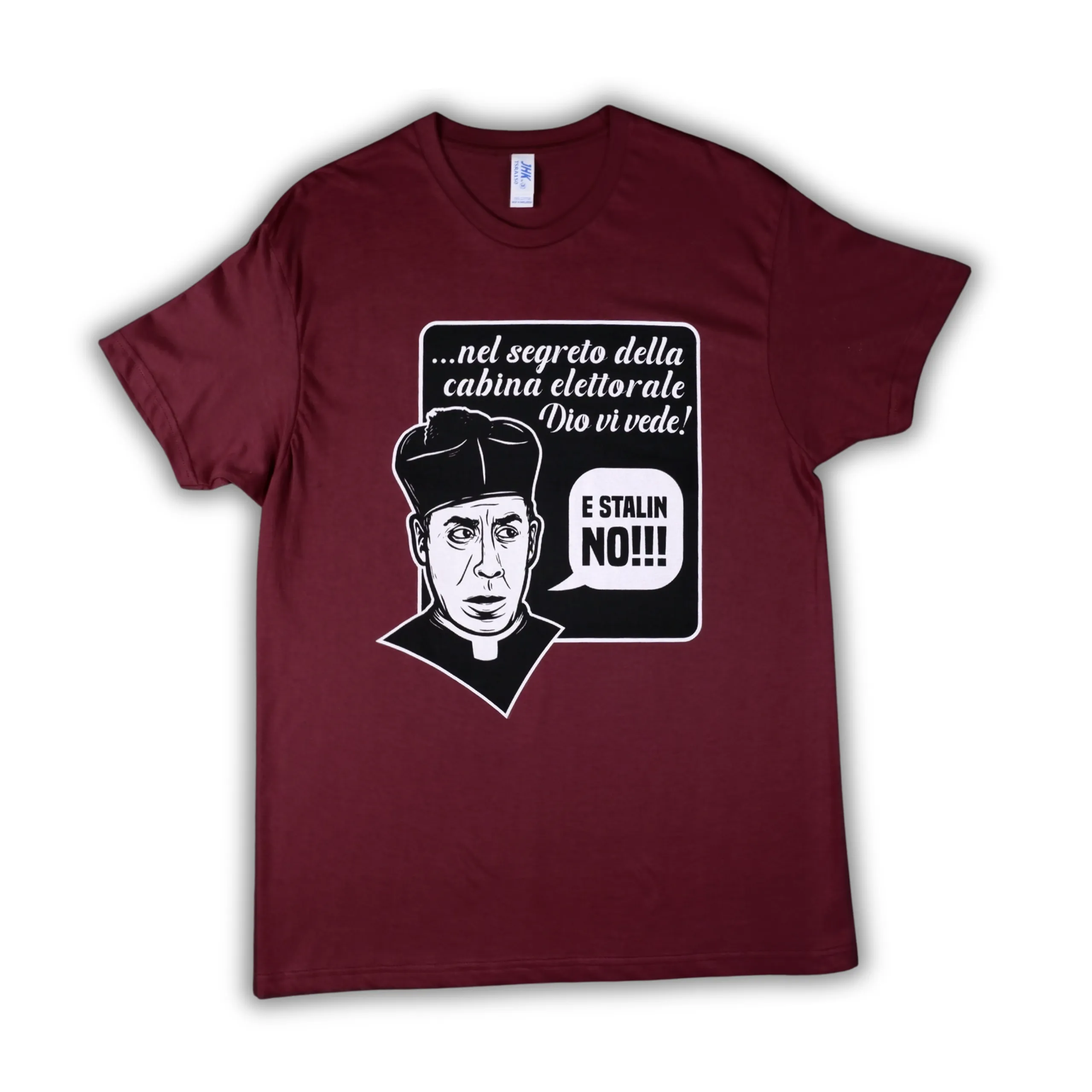 T-Shirt Bordeaux “Nel Segreto della Cabina…” 2025