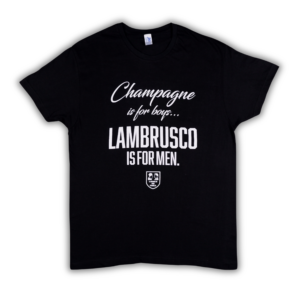 T-shirt Nera "Lambrusco"