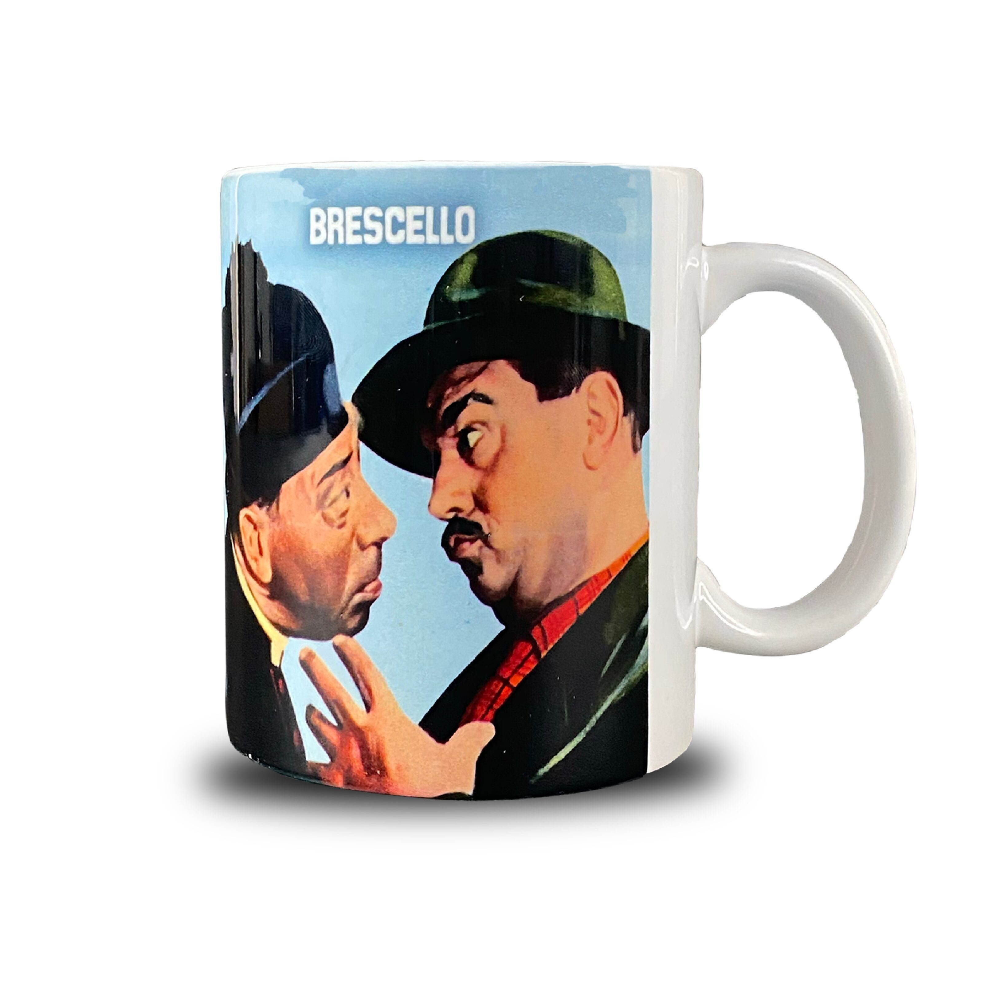 TAZZA "FACCIA A FACCIA COLORI" DON CAMILLO E PEPPONE
